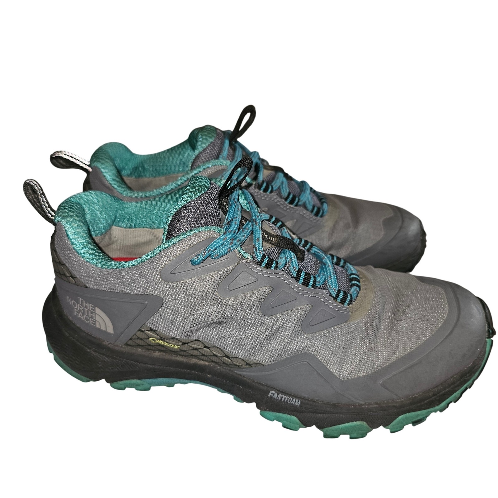 The North Face Vectiv Fastpack Futurelight Trail Running Shoe Teal Women's 6 Sz